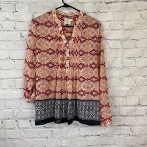 HD in Paris Anthro long sleeve sheer top